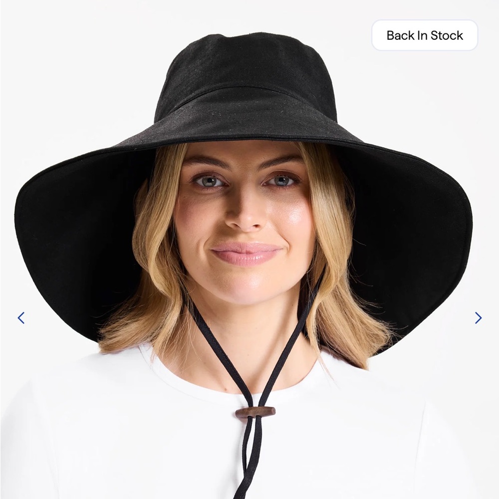 Ultra Wide Cotton Linen Hat UPF 50+